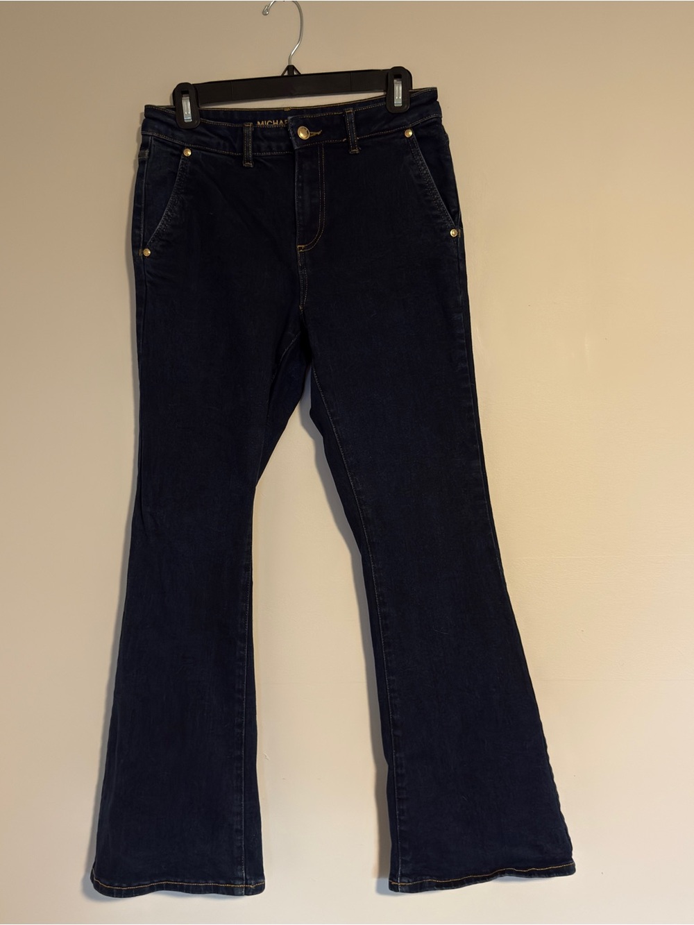Michael Kors Dark Navy Flare Jeans